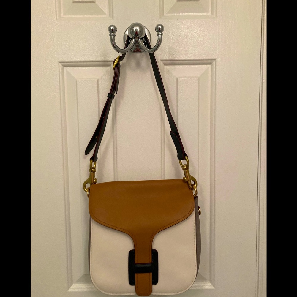 Coach Rodarte X TriColor Color Block Crossbody Courier Bag